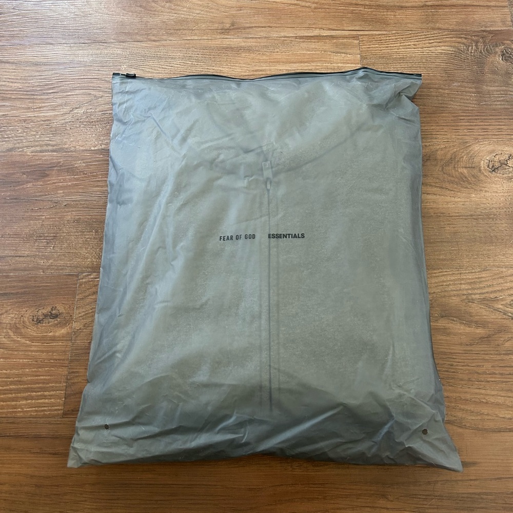 AUTHENTIC Fear of God Essentials Classic Full Zip Hoodie Homestead Heather SS25 - Picture 11 of 11